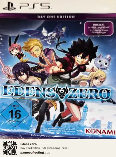 Edens Zero PlayStation 5, Germany box front