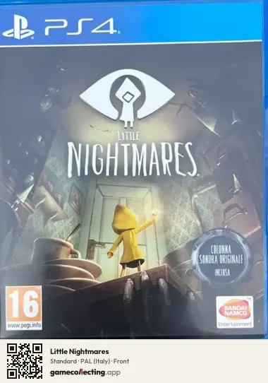 Little Nightmares PlayStation 4, Italy box front