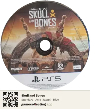 Skull and Bones PlayStation 5, Asia disc
