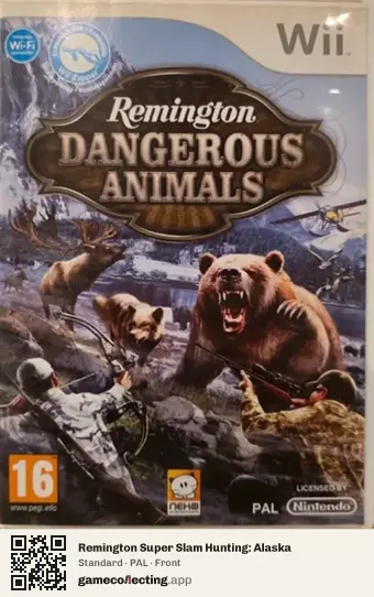 Remington Super Slam Hunting: Alaska Nintendo Wii, PAL box front