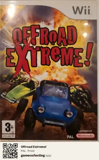 Offroad Extreme! Nintendo Wii, PAL box front