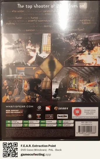 F.E.A.R. Extraction Point Computer, PAL box back