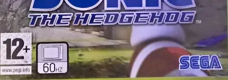 Sonic the Hedgehog, the PEGI square on its front