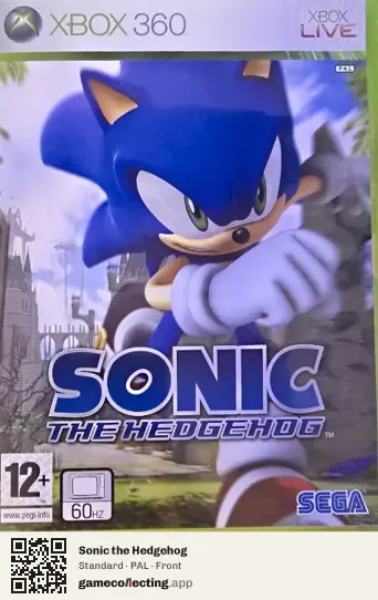 Sonic the Hedgehog Xbox 360, PAL box front