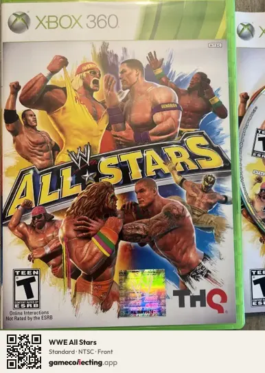 WWE All Stars Xbox 360, NTSC box front