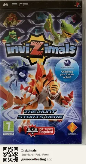 Invizimals PlayStation Portable, PAL box front