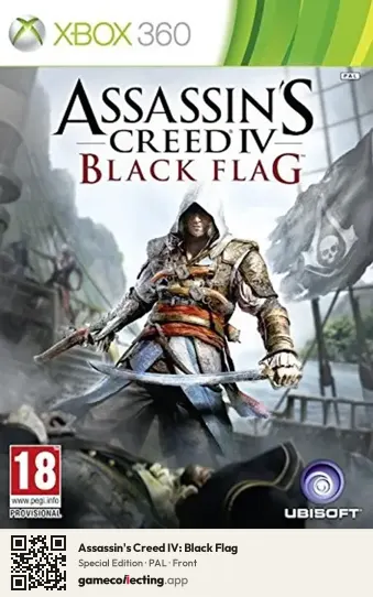 Assassin's Creed IV: Black Flag Xbox 360, PAL box front