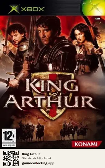 King Arthur Xbox, PAL box front