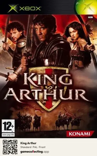 King Arthur Xbox, PAL box front