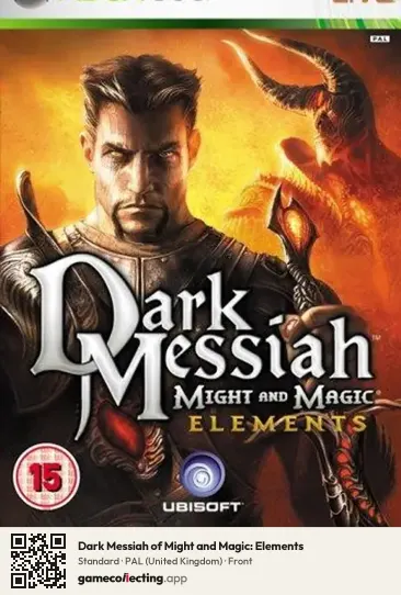 Dark Messiah of Might and Magic: Elements Xbox 360, United Kingdom box front