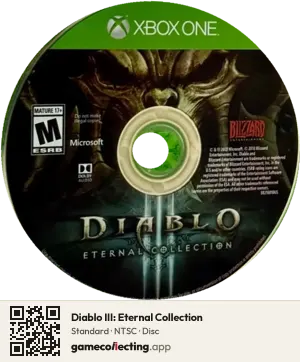 Diablo III: Eternal Collection Xbox One, NTSC disc