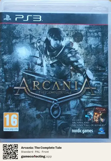 Arcania: The Complete Tale PlayStation 3, PAL box front
