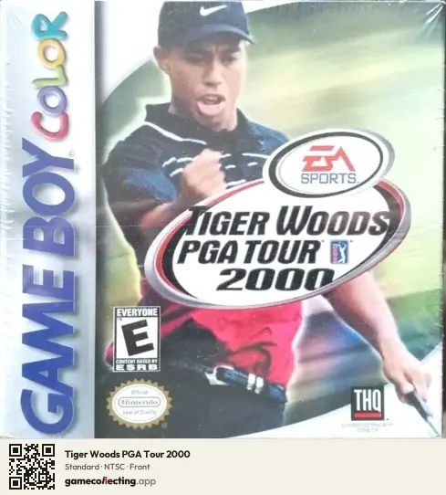 Tiger Woods PGA Tour 2000 Game Boy Color, NTSC box front