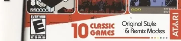 Retro Atari Classics, the ESRB box on its front