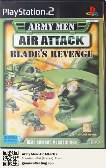 Army Men: Air Attack 2 PlayStation 2, France box front