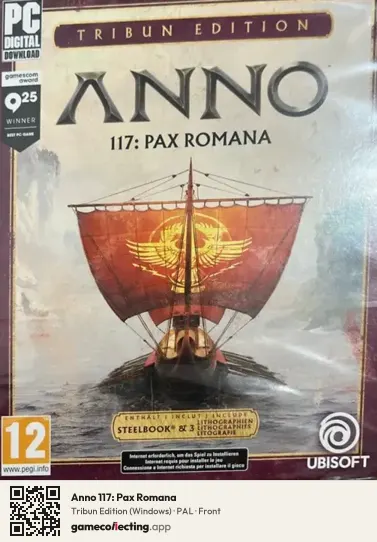 Anno 117: Pax Romana Computer, PAL box front