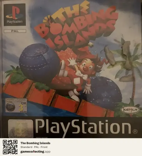 The Bombing Islands PlayStation, PAL box front