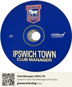Club Manager 2003/04 Computer, PAL disc
