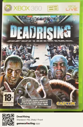 Dead Rising Xbox 360, Italy box front