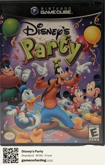 Disney's Party Nintendo GameCube, NTSC box front