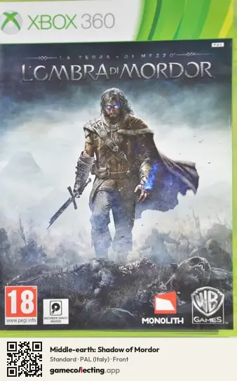 Middle-earth: Shadow of Mordor Xbox 360, Italy box front