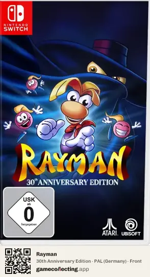 Rayman Nintendo Switch, Germany box front