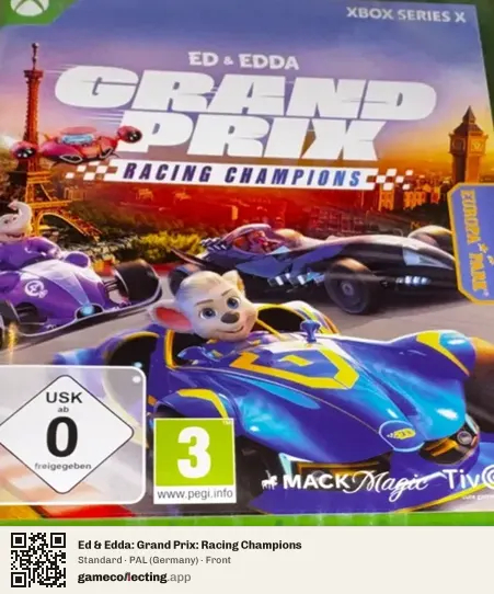 Ed & Edda: Grand Prix: Racing Champions Xbox Series X, Germany box front