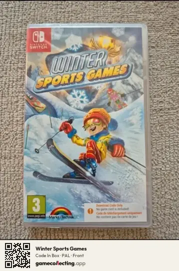 Winter Sports Games Nintendo Switch, PAL box front