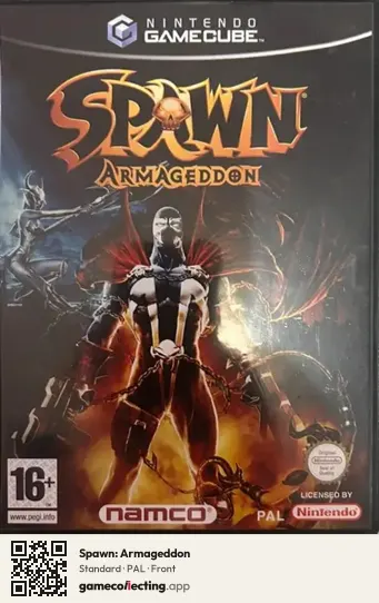 Spawn: Armageddon Nintendo GameCube, PAL box front