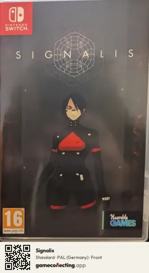 Signalis Nintendo Switch, Germany box front