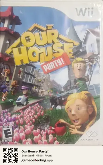Our House: Party! Nintendo Wii, NTSC box front