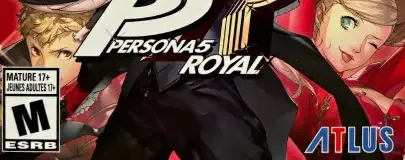 Persona 5 Royal, the ESRB box on its front