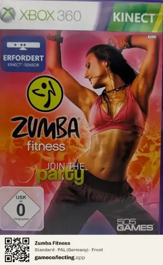 Zumba Fitness Xbox 360, Germany box front