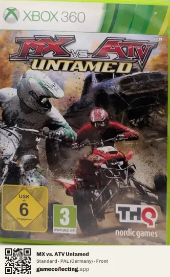 MX vs. ATV Untamed Xbox 360, Germany box front