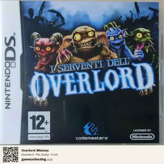 Overlord: Minions Nintendo DS, Italy box front
