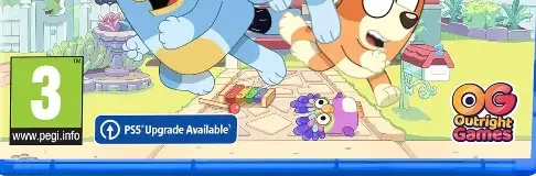 Bluey: The Videogame, the PEGI square on its front