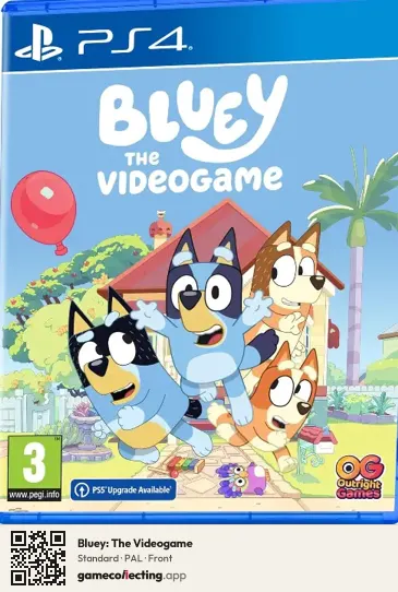 Bluey: The Videogame PlayStation 4, PAL box front