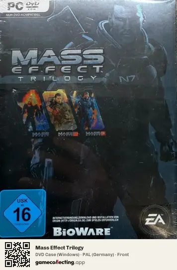 Mass Effect Trilogy Computer, Germany box front
