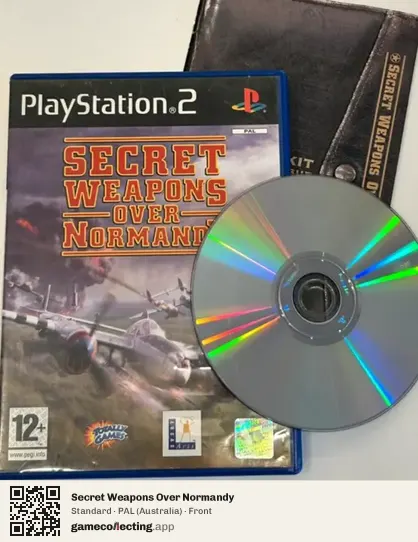 Secret Weapons Over Normandy PlayStation 2, Australia box front