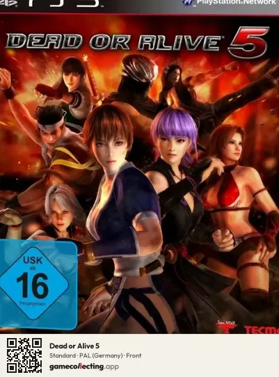 Dead or Alive 5 PlayStation 3, Germany box front