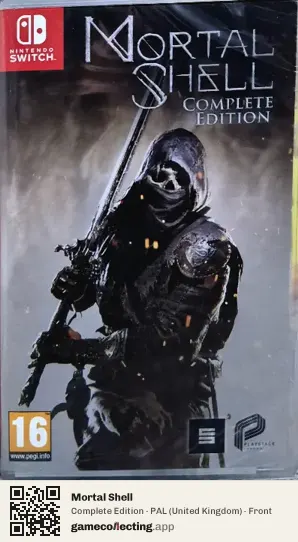 Mortal Shell Nintendo Switch, United Kingdom box front