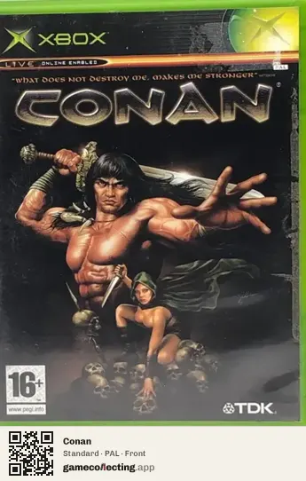 Conan Xbox, PAL box front