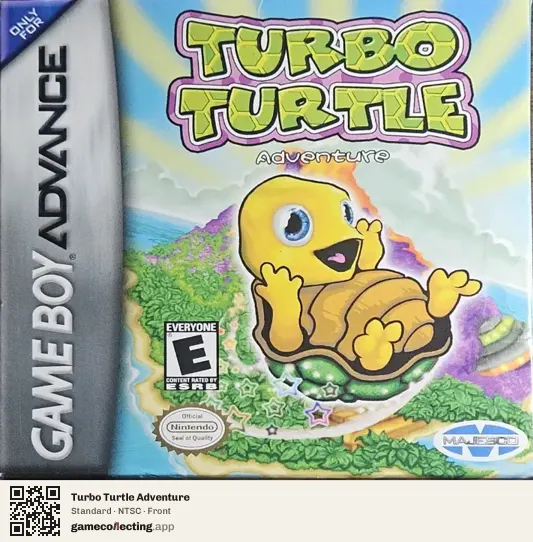 Turbo Turtle Adventure Game Boy Advance, NTSC box front