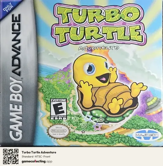 Turbo Turtle Adventure Game Boy Advance, NTSC box front