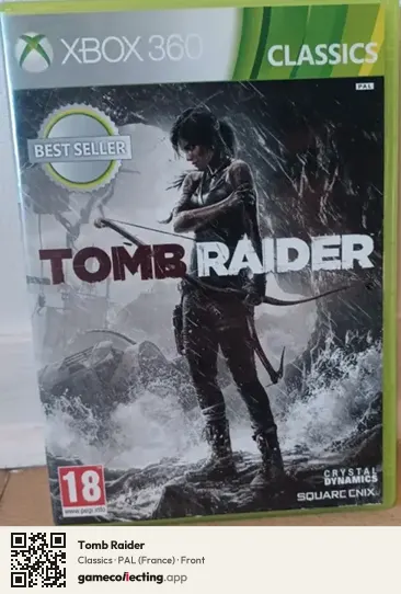 Tomb Raider Xbox 360, France box front