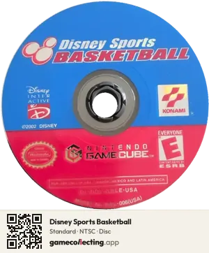 Disney Sports Basketball Nintendo GameCube, NTSC disc