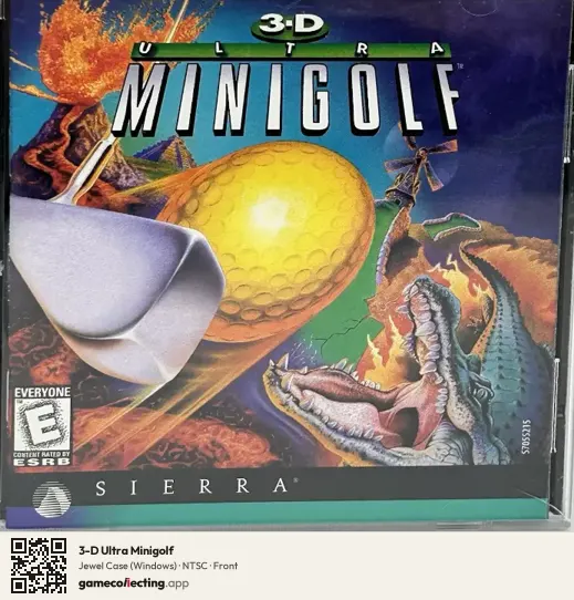 3-D Ultra Minigolf Computer, NTSC box front