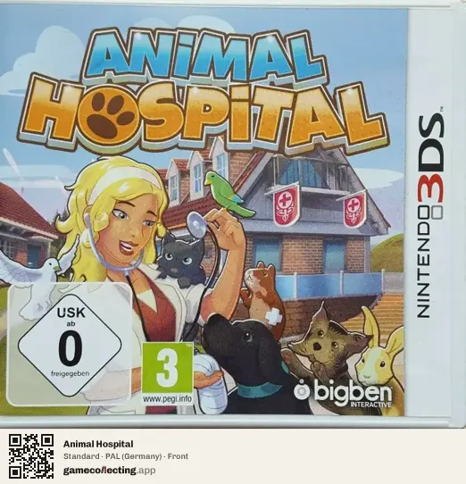 Animal Hospital Nintendo 3DS, Germany box front