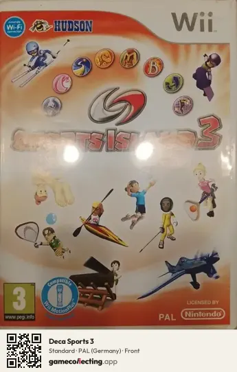Deca Sports 3 Nintendo Wii, Germany box front