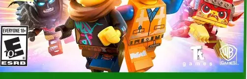 The LEGO Movie 2 Videogame, the ESRB box on its front